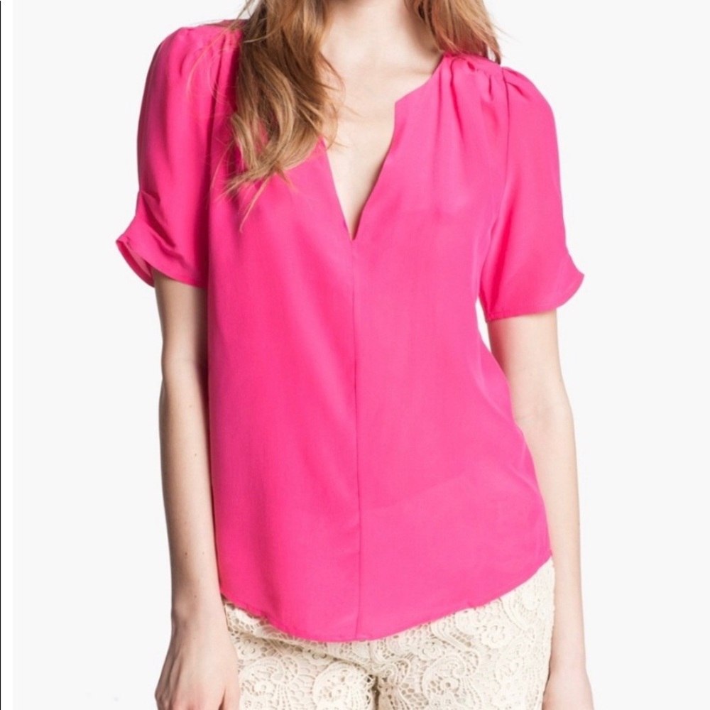 Joie “Amone” silk blouse